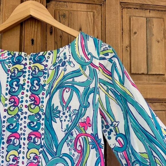 Lilly Pulitzer Small Colorful Colorful Colette Tunic Long Sleeve Dress - Picture 7 of 8